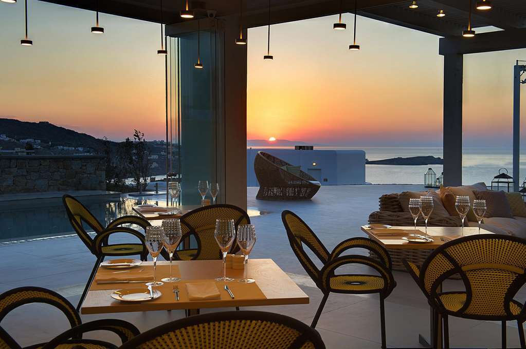 Myconian Naia Hotel Mykonos Town Restoran foto
