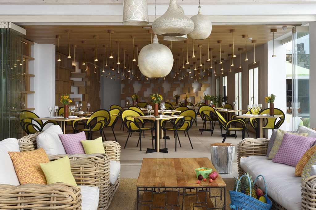 Myconian Naia Hotel Mykonos Town Restoran foto